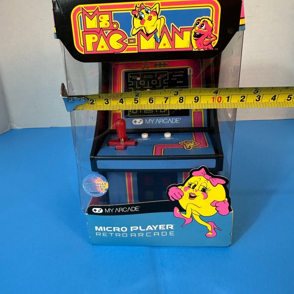 Arcade Ms. Pac-Man Micro Player - Black and Blue